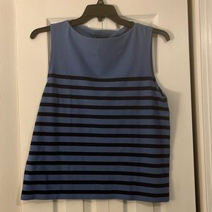Sleeveless striped top
